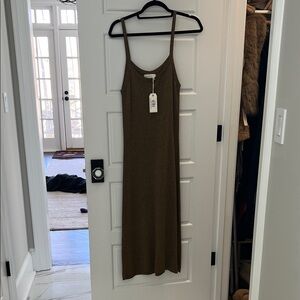 By Together Shimmering Brown Knit Dress